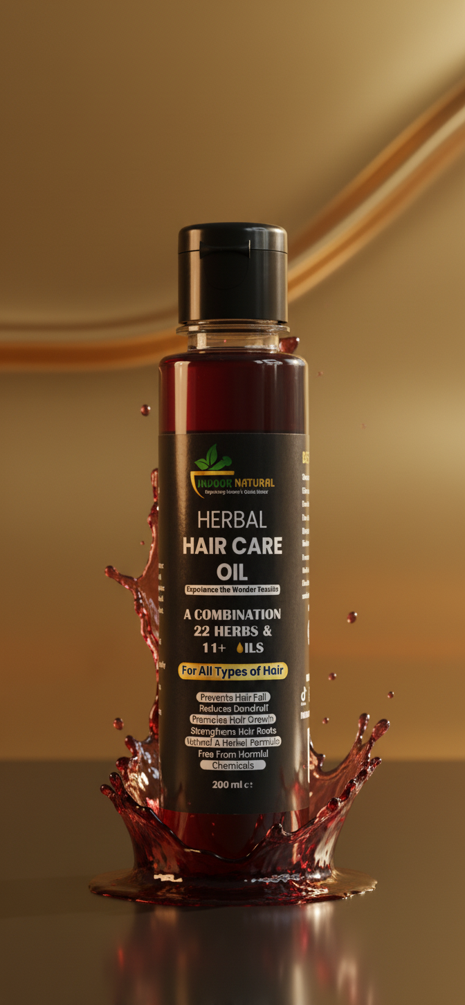 INDOOR NATURAL herbal hair oil