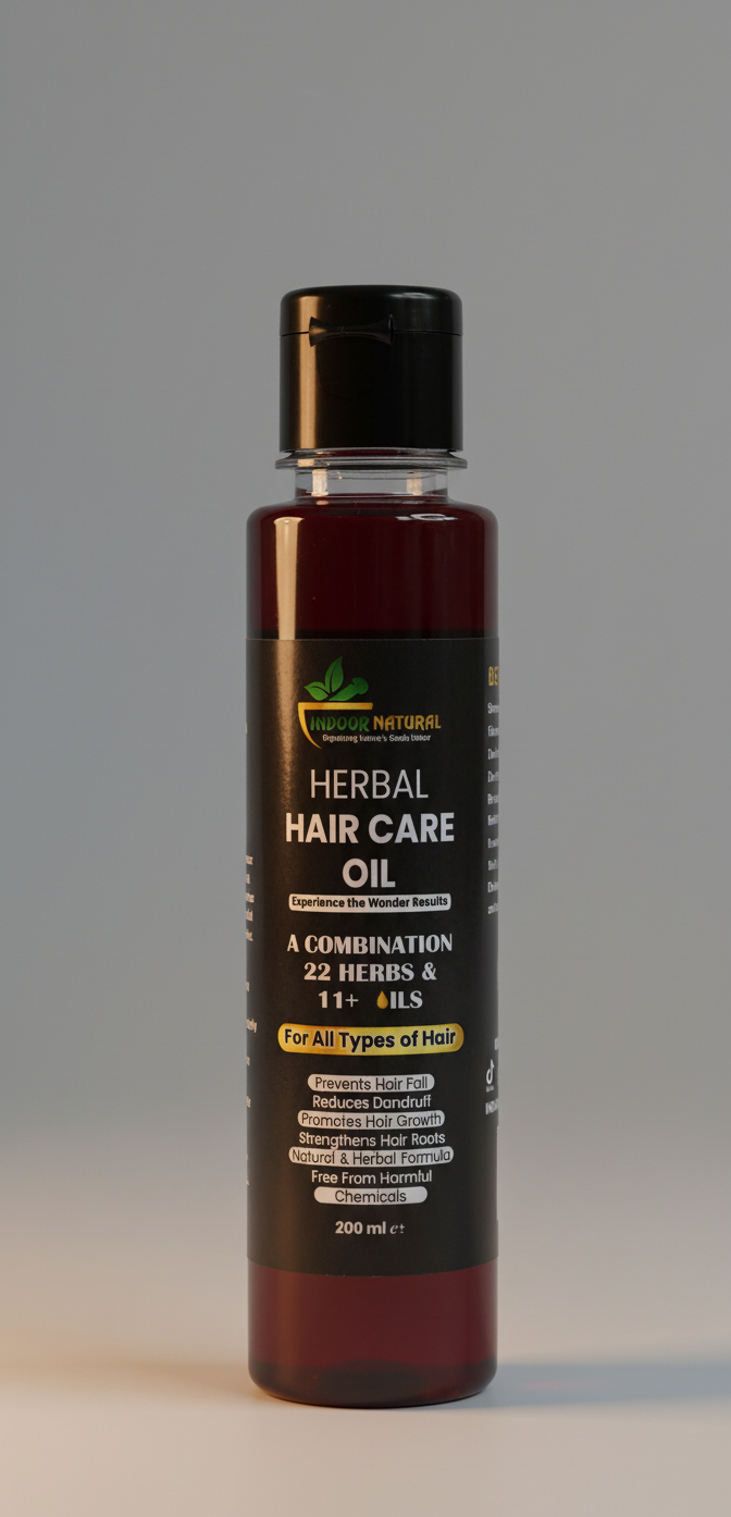 INDOOR NATURAL herbal hair oil